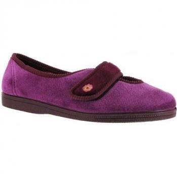 Mirak Andrea Touch Fastening Beige Women's Slippers