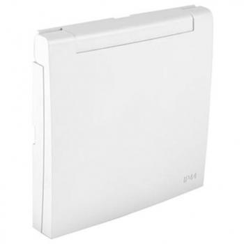 Tapa articulada base Schuko IP44 LOGUS 90 blanco