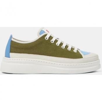 CAMPER Twins Women's Sneakers in White/Blue/Green - Size 40