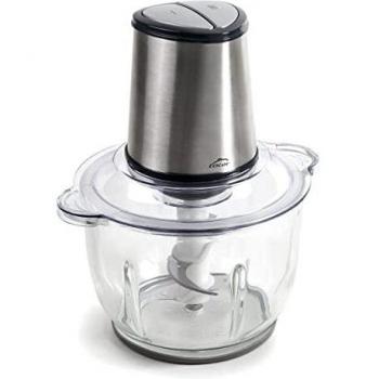 Lacor - 69077 - Cortador Automático, Picador de Alimentos, Picadora con Cuchillas de Ultra-Resistentes, Libre de BPA, 2 velocidades, 300 W, 1,2 L
