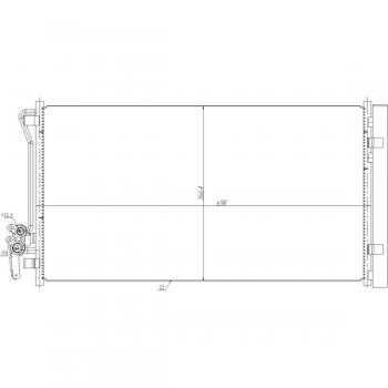 Condensador de aire acondicionado EASY FIT NRF 350479