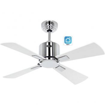 Ventilador de Techo Casafan 948031W Eco Neo III 92cm Gris Claro y Blanco con Wifi