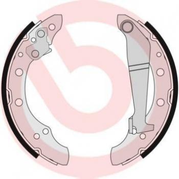 Juego de zapatas de frenos BREMBO S 85 508, kit de frenos de tambor