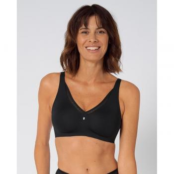 Triumph True Shape Sensation Wireless Minimizer Bra - Black, Size 40D