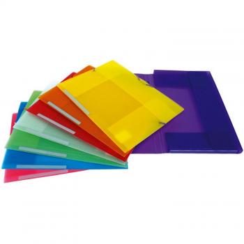 Grafoplás 4801235－Carpeta con gomas, 3 solapas y gomas, color violeta, tamaño Folio