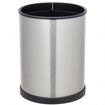 masterclass KitchenCraft Rotating Kitchen Utensil Holder, 18.5 x 14 cm-Stainless Steel Effect, Silver