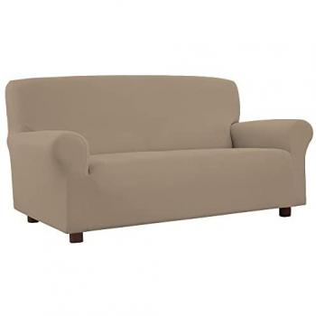 Funda de sofá elástica 3 plazas AURORA Crema WELLHOME