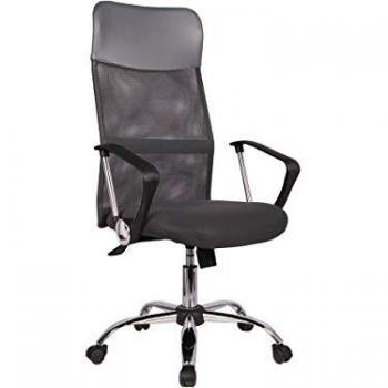Silla de oficina con ruedas Tino - Gris