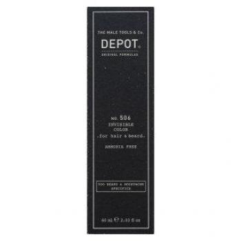 Depot No. 506 Invisible Color Tinte Semipermanente para Cabello y Barba Natural Graphite - Oscuro Natural Ceniza 60 ml