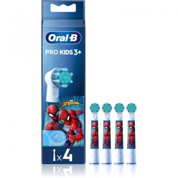 Oral-B Pro Kids 3+ Toothbrush Replacement Heads for Children - Spiderman (4 Pack)