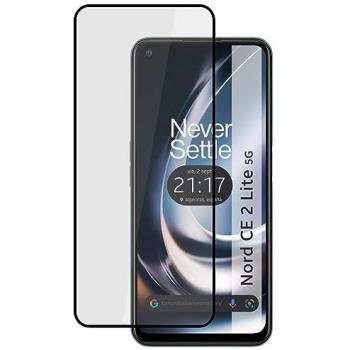 Protector Cristal Templado Completo 5D Negro para Oneplus Nord CE 2 Lite 5G