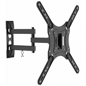 IBRA Ultra Slim - Soporte de Pared Giratorio para televisor DE 23 a 55 Pulgadas con Pantalla LCD de Plasma y Curvado con Cable HDMI DE 1,8 m