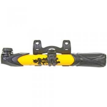 Zefal Minijet 828 Mini Uni Reversible Marco para Bicicleta Bomba, Unisex, 43609, Amarillo