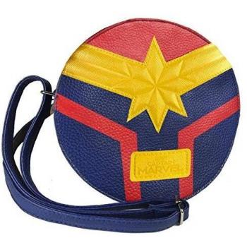 CERDÁ LIFE'S LITTLE MOMENTS Bolso Bandolera Captain Marvel, Unisex Adulto, Azul