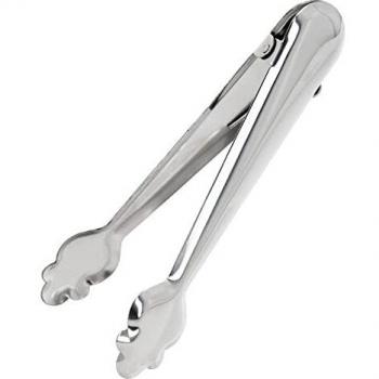 ORYX 5027100 Pinzas para Hielo de Acero Inoxidable con Muelle de Apertura Automatica. Longitud 19 cm, 9 litros, 0, Multicolor