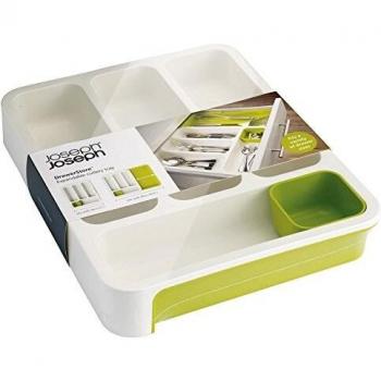 JosephJoseph DrawerStore Schubladen Besteckeinsatz Weiss/Grün
