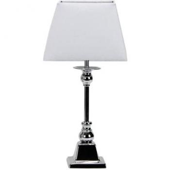 FABRILAMP Sobremesa Arlequin E27 Cromo Blanco