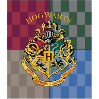 Manta Premium Coralina Hogwarts Harry Potter Multicolor Junior Warner Bros
