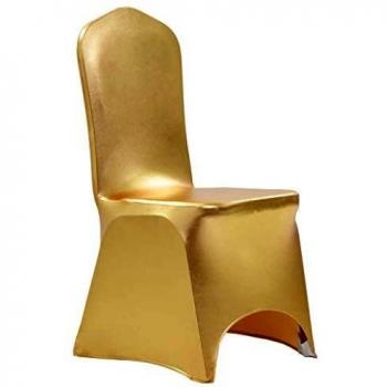 vidaXL 6X Fundas Silla Elásticas Doradas Sofás Sillones Cubiertas Hogar Casa