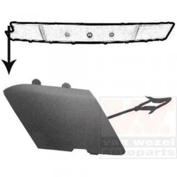Cache gancho remolque delantero para OPEL ASTRA de 2010 a 2015