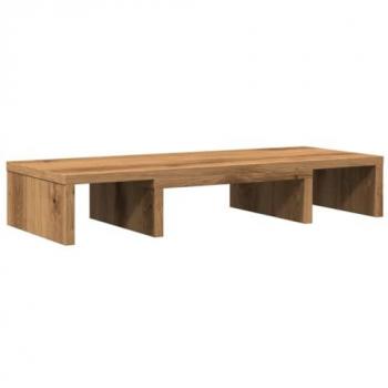 Soporte de Monitor Ajustable de Madera de Roble Artisan 60x24x10,5 cm
