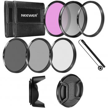 Neewer-52mm Filtro de Camára Lente Kit accesorios para Nikon DSLR, kit incluye: