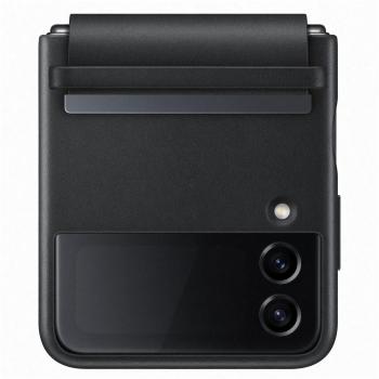 Samsung Galaxy Z Flip4 Leather Cover Black (EF-VF721LBEGWW)