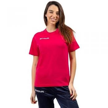 Givova Fresh Cotton T-Shirt Unisex XL Fluorescent Fuchsia