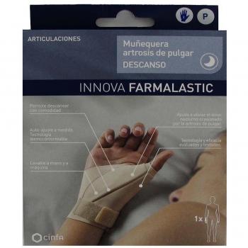 Farmalastic Muñequera Artrosis Pulgar Descanso Talla Pequeña Izquierda