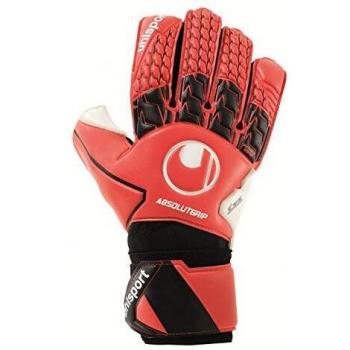Uhlsport ABSOLUTGRIP Guantes de Portero, Juventud Unisex, Red/Black/White, 10