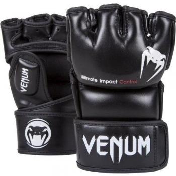 VENUM Impact Guantes de MMA, Unisex Adulto, Negro, S