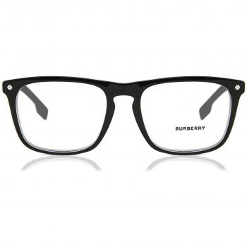Burberry BE2340 BOLTON 3798 Armazones para Hombre Negros con lentes recetados de 56 mm