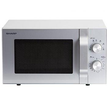 Microondas Sharp R204S de 20 L y 800 W en color plata