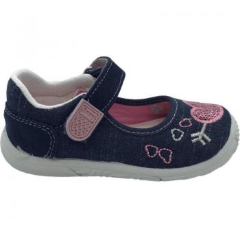 Zapy AB71673 Merceditas Lona Niña - Suaves y Frescos - Piel Extraíble - Jeans Tejano