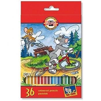 KOH-I-NOOR Hardtmuth Set of Coloured Pencils 3655 36 Tom & Jerry