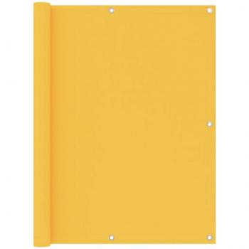 Toldo para balcón de tela oxford amarillo 120x600 cm