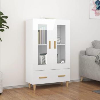 Aparador alto de madera contrachapada 70x31x115 cm, mueble de almacenaje de salón, armarios con puertas, cajón de madera, buffet para salón moderno, armario auxiliar, armario de almacenamiento en
