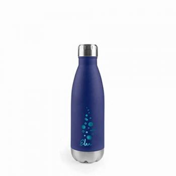 Botella de Acero Inoxidable Edan 500 ml Azul Navy, Doble Pared, Hermética y Libre de BPA