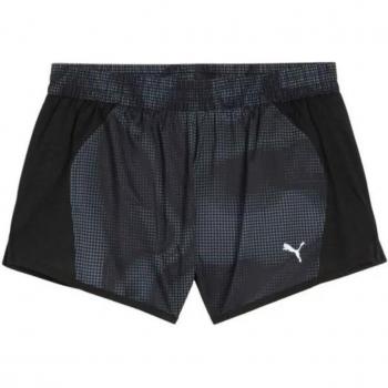 Puma Women's Favorite Aop Velocity 3'' Performance Shorts in Black, Size XS