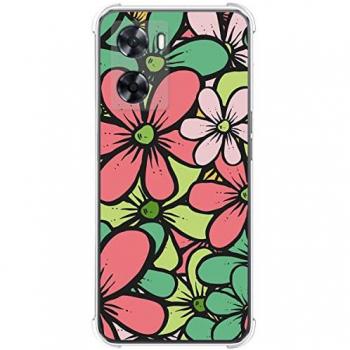 Funda Silicona Antigolpes para Oneplus Nord N20 SE Diseño Flores 02