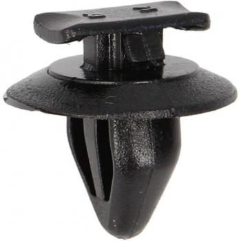 Clip Grapa ROMIX 11025, 25 Piezas, color negro, material plástico resistente, diseño ergonómico para un agarre fácil y seguro