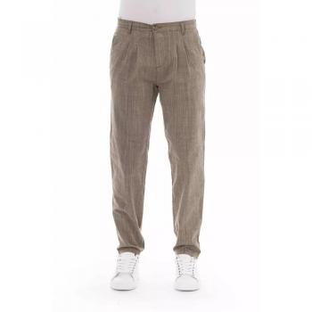 Baldinini Trend Beige Cotton Jeans & Pant - IT46 | S