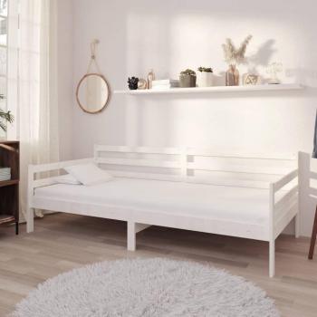 Sofá Cama Vidaxl Madera de Pino Maciza Blanco 90x200 Cm