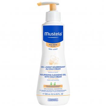 Mustela moisturizing cleansing gel with cold cream 300ml.