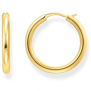 Thomas Sabo Bold Elegance Gold Plated Classic Hoop Earrings for Women CR745-413-39