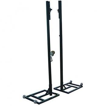 Softee Equipment 0012422 Postes Juego Metálicos Trasladables, Women's, Blanco, S
