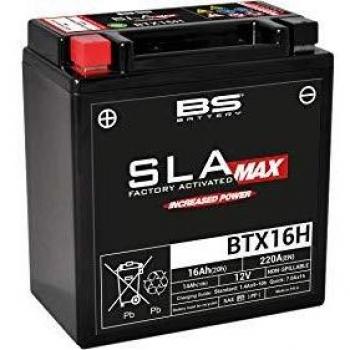 BS Battery Batería BTX16HSLA Max sin Mantenimiento Habilitado Fábrica