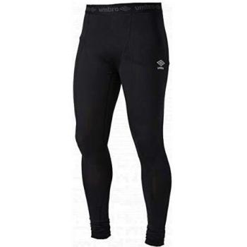 UMBRO Core Power Tight Pantalones Largos, Hombre, Negro, S