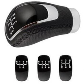 Pomo palanca de cambios CARPRISS 72512795, pomo estándar negro con patrones