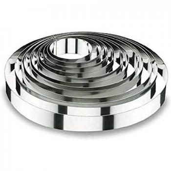 Lacor Aro Redondo Mouse, Acero Inoxidable, Plateado, 10x4,5 CM